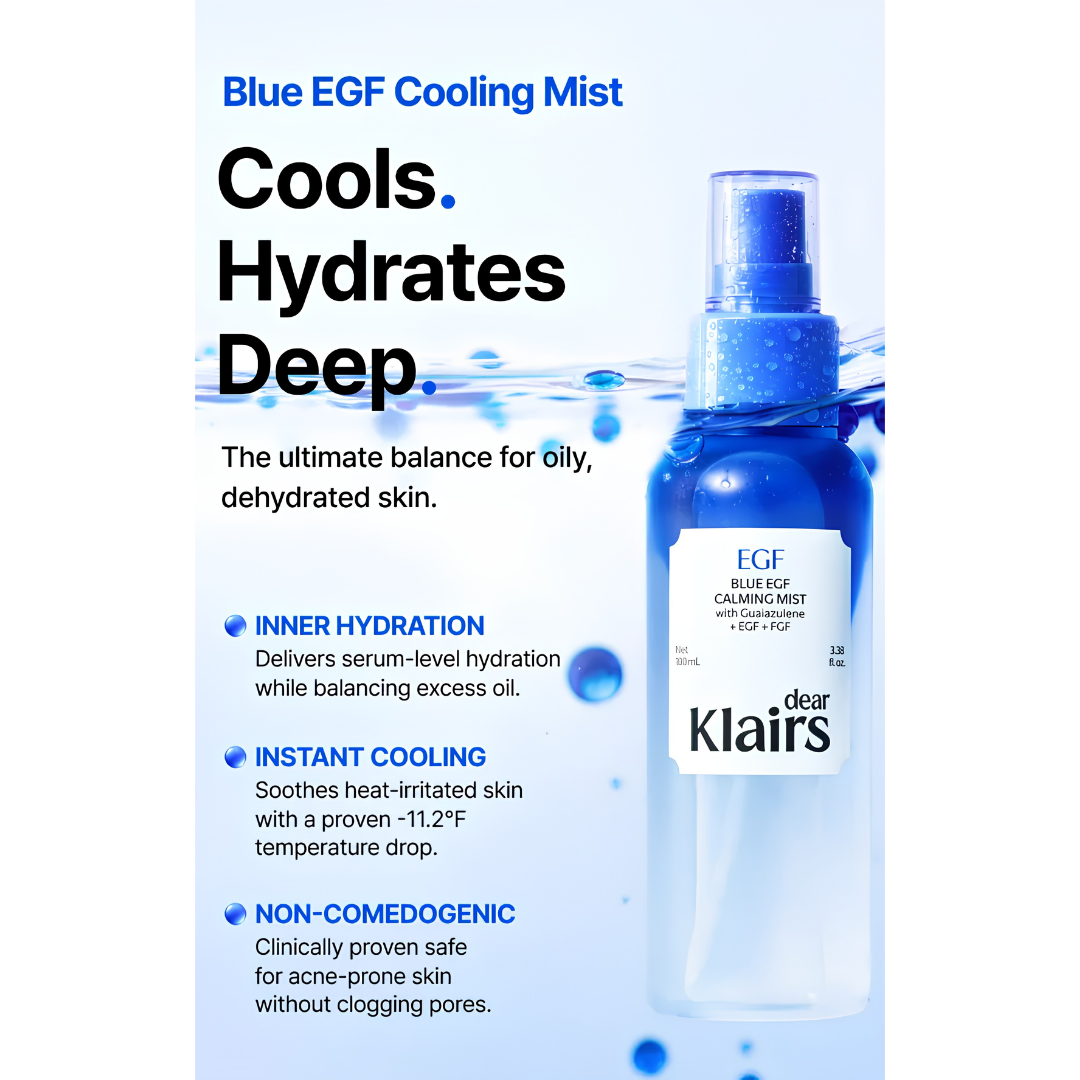 [PRE-ORDER] Dear, Klairs Blue EGF Calming Mist 100ml