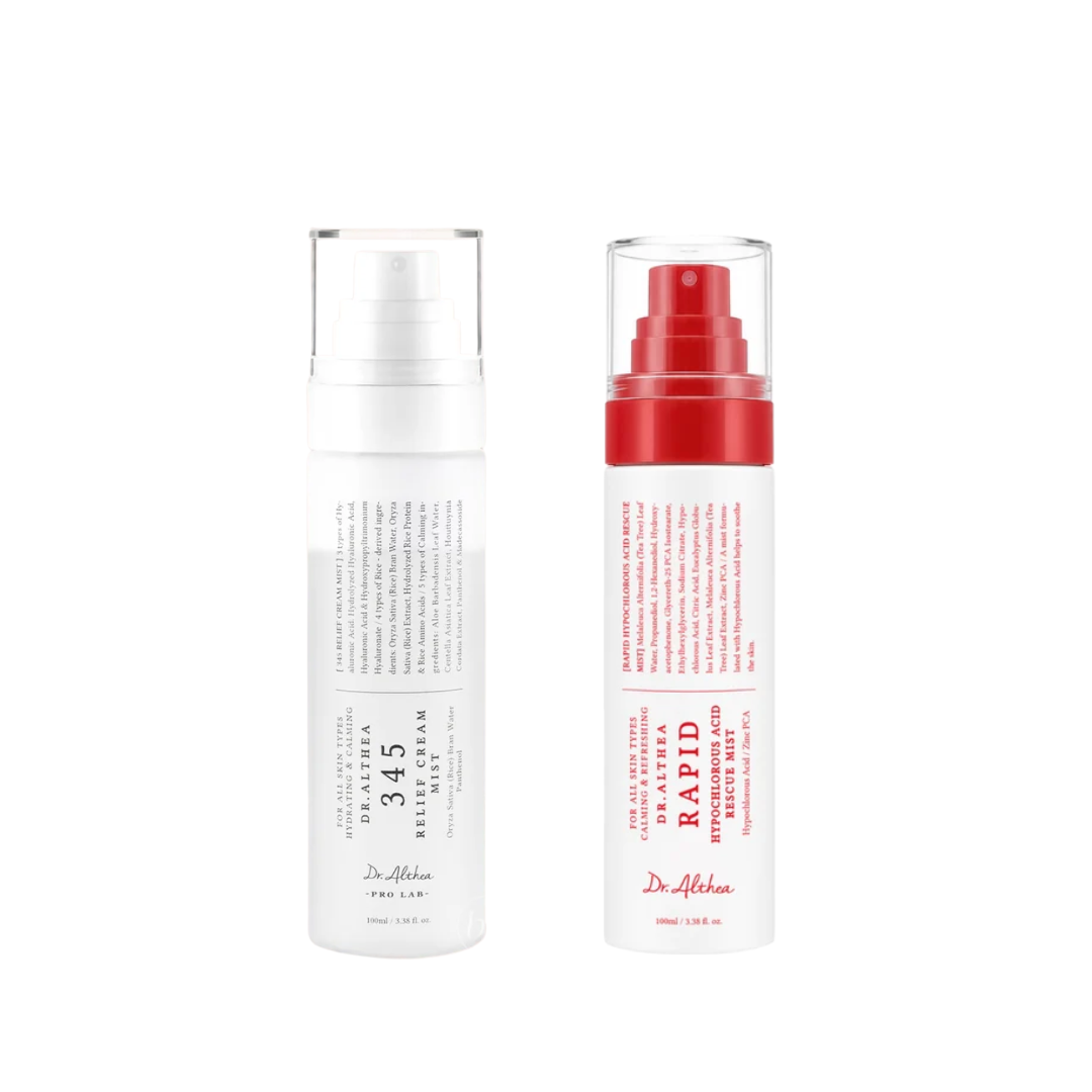 Dr Althea Mist Bundle - 345 Cream Mist 100ml + RHC Mist 100ml