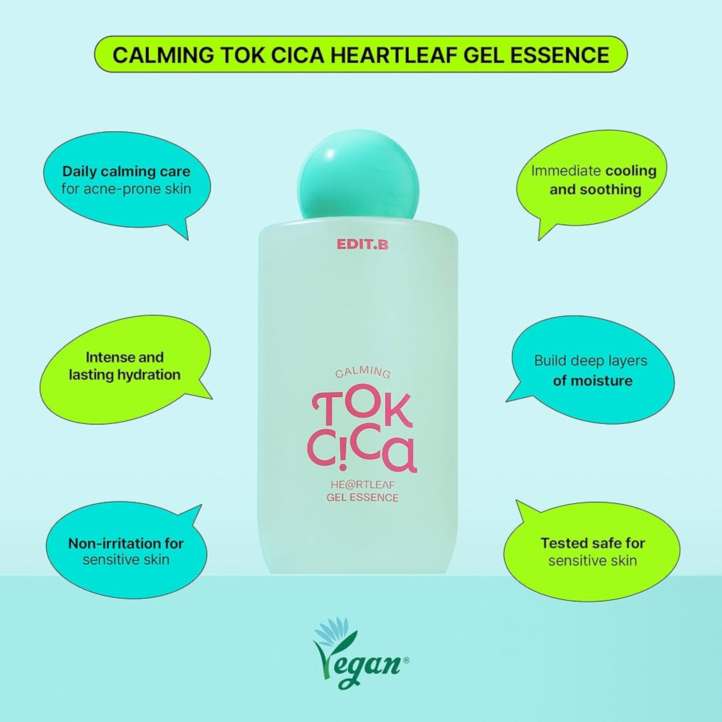 EDIT.B HEARTLEAF GEL ESSENCE 200ML