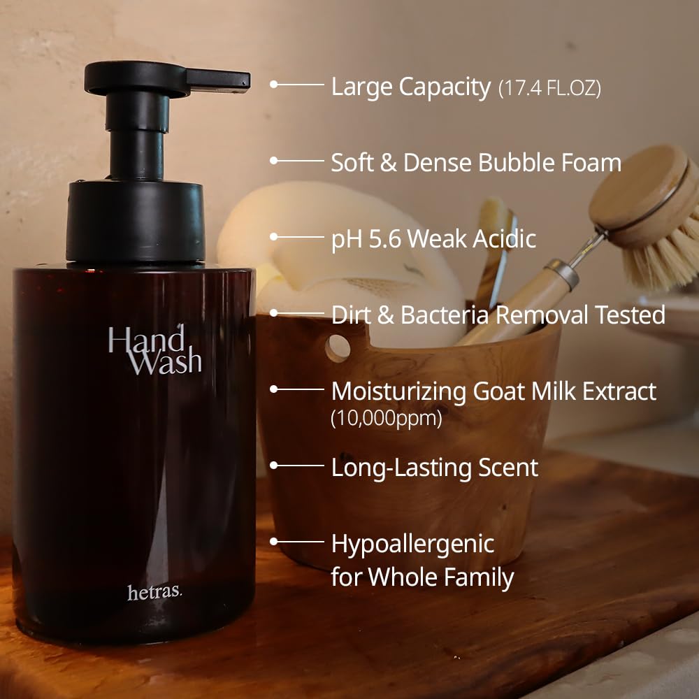 [PRE ORDER] Hetras Perfumed Bubble Hand Wash 515ml x 2ea | K-Fest Exclusive Price