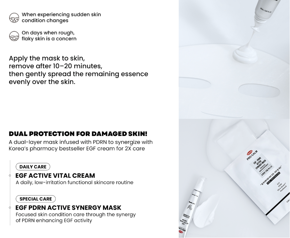 HANMI-PRO CALM EGF PDRN Active Synergy Mask 5ea