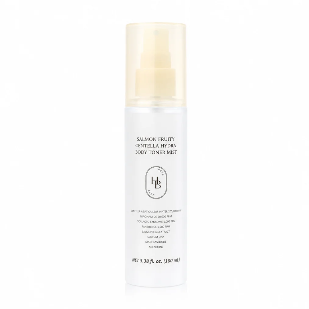 [PRE-ORDER] Heveblue Salmon Fruity Centella Hydra Body Toner Mist 100ml