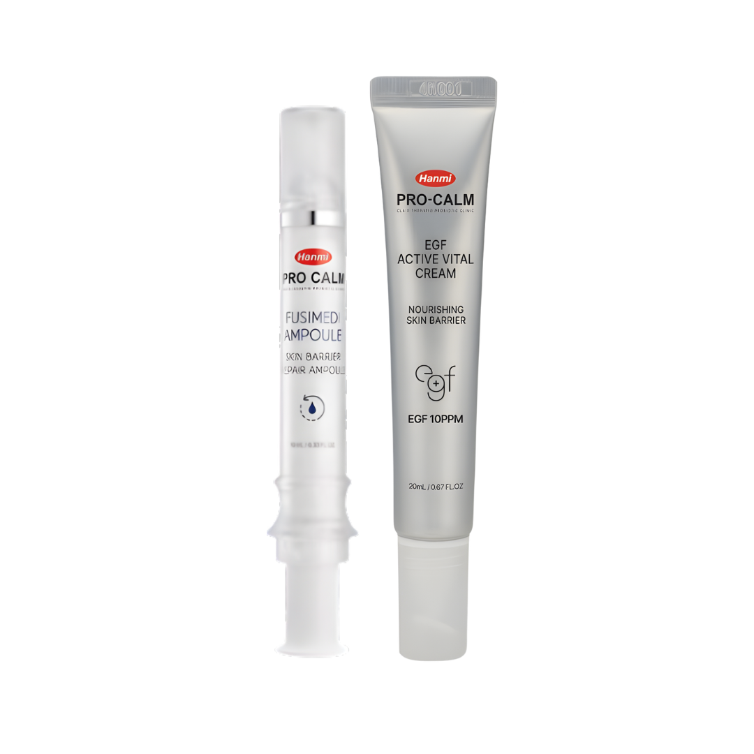 [PRE ORDER] Hanmi Pro-Calm Intensive Repair Duo - Fusimedi Ampoule 10ml + EGF Active Vital Cream 20ml