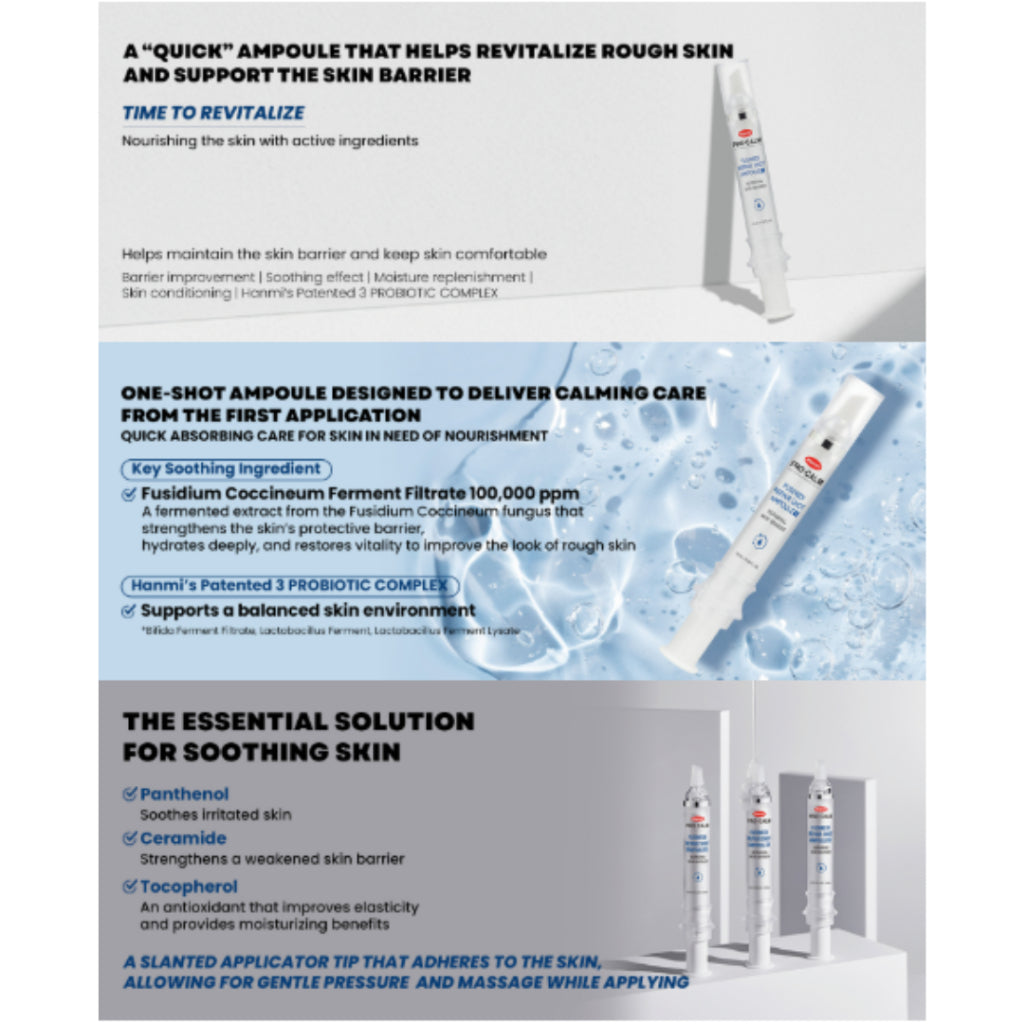 [PRE ORDER] Hanmi Pro-Calm Intensive Repair Duo - Fusimedi Ampoule 10ml + EGF Active Vital Cream 20ml