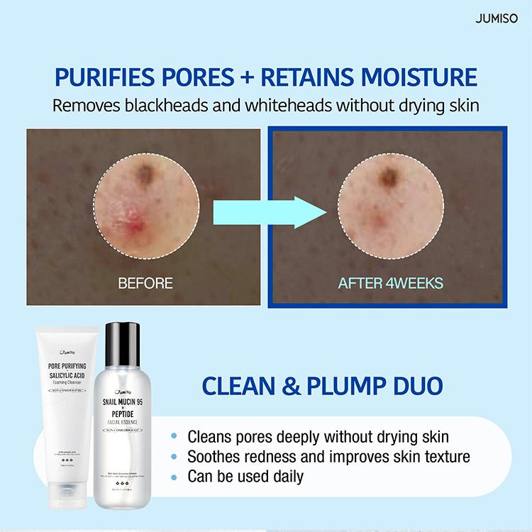 JUMISO Pore-Purifying Salicylic Acid Foaming Cleanser 120ml