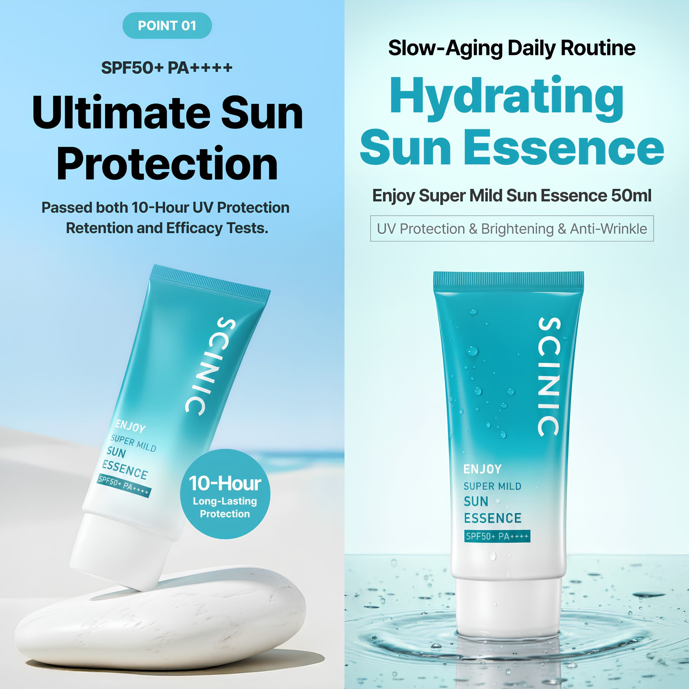[PRE-ORDER] SCINIC Enjoy Super Mild Sun Essence 50ml