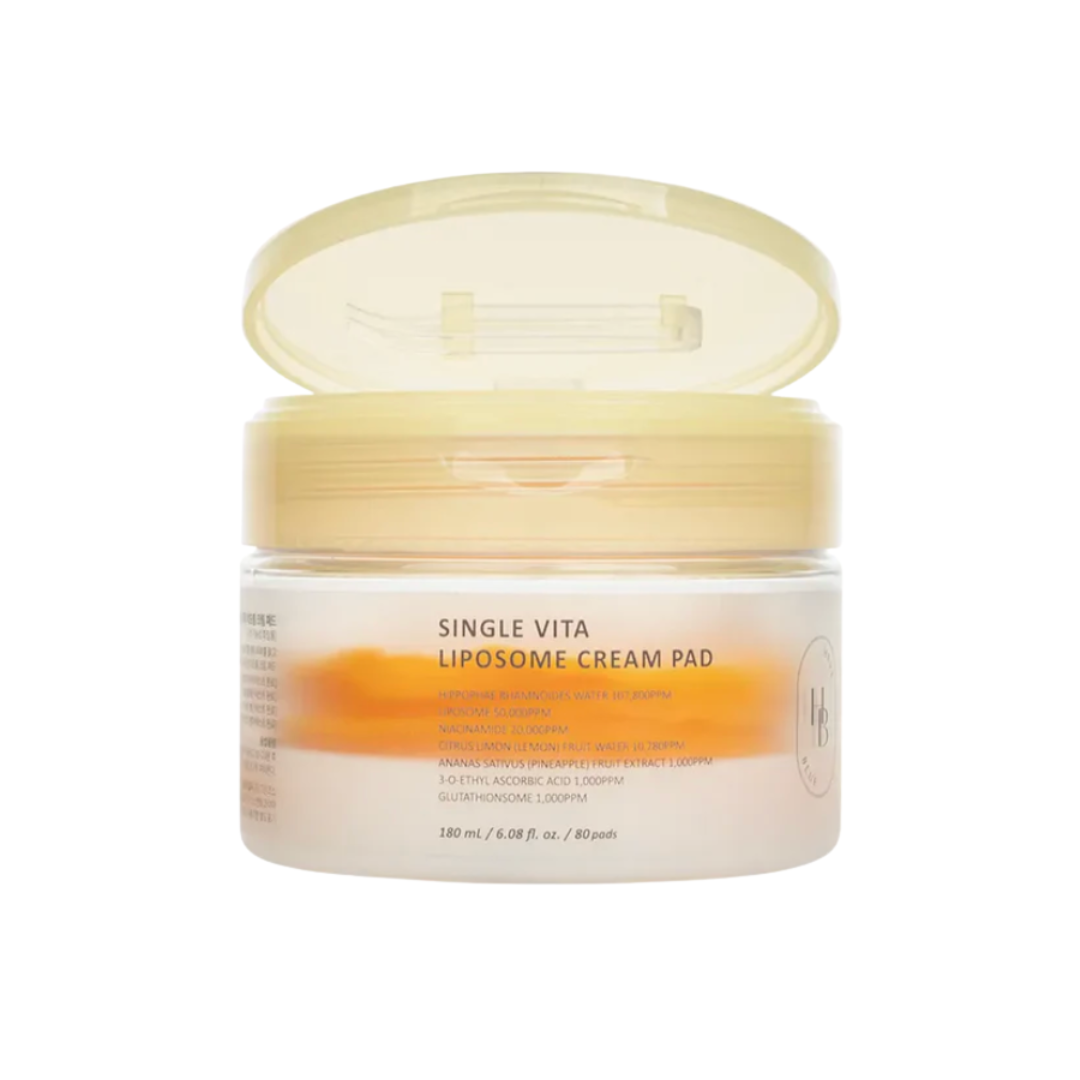 [PRE ORDER] HEVEBLUE Single Vita Liposome Cream Pad 80ea