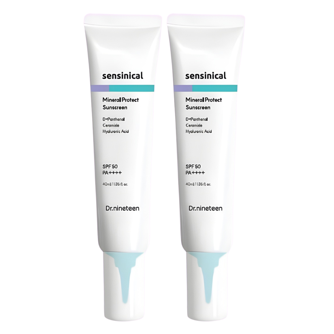[PRE ORDER] BOGO Dr.Nineteen Sensinical Mineral Protect Sunscreen SPF50+ 40ml