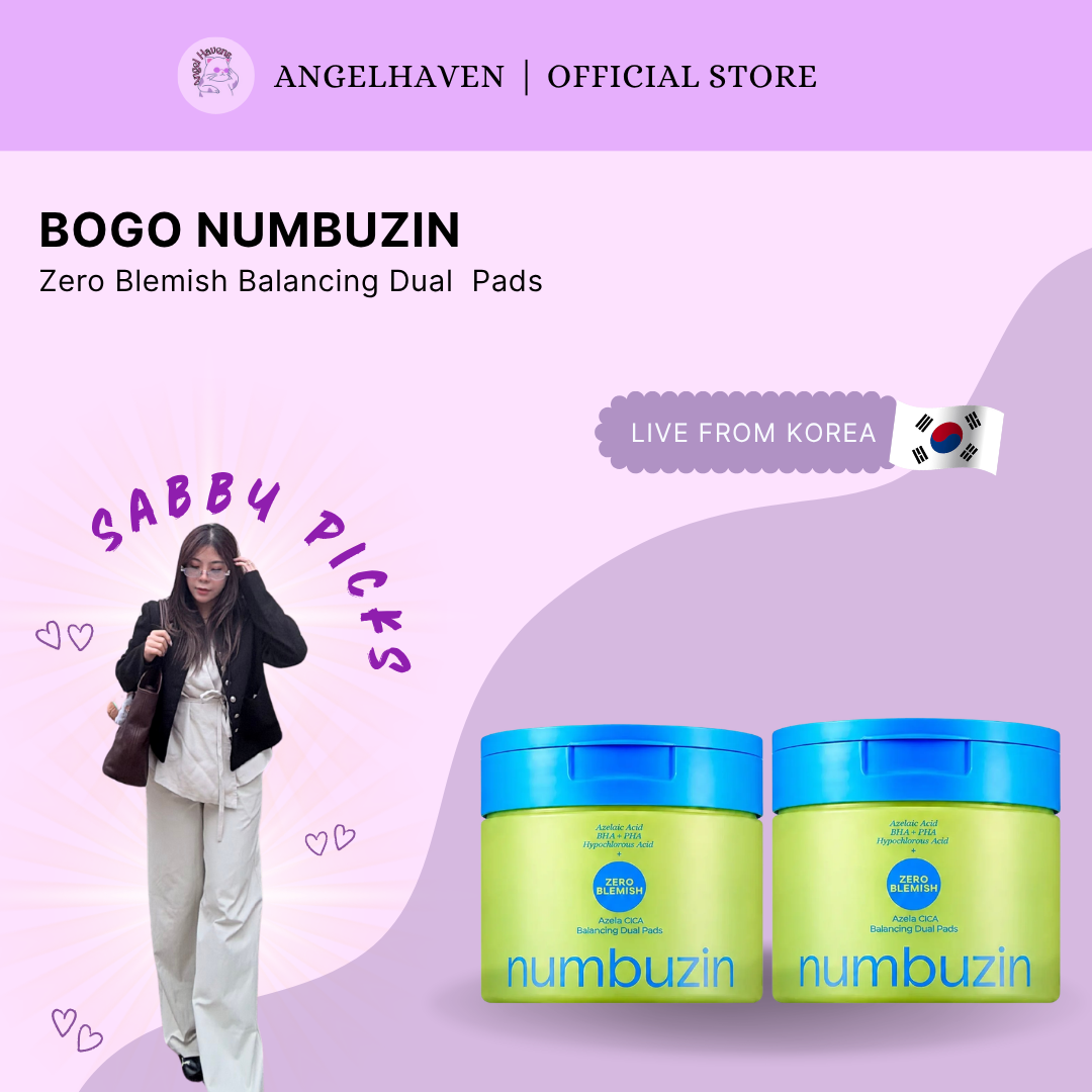 BOGO Numbuzin Zero Blemish Balancing Dual  Pads