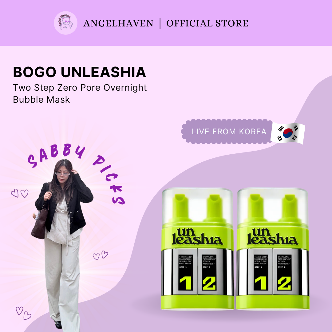 BOGO Unleashia Two Step Zero Pore Overnight Bubble Mask