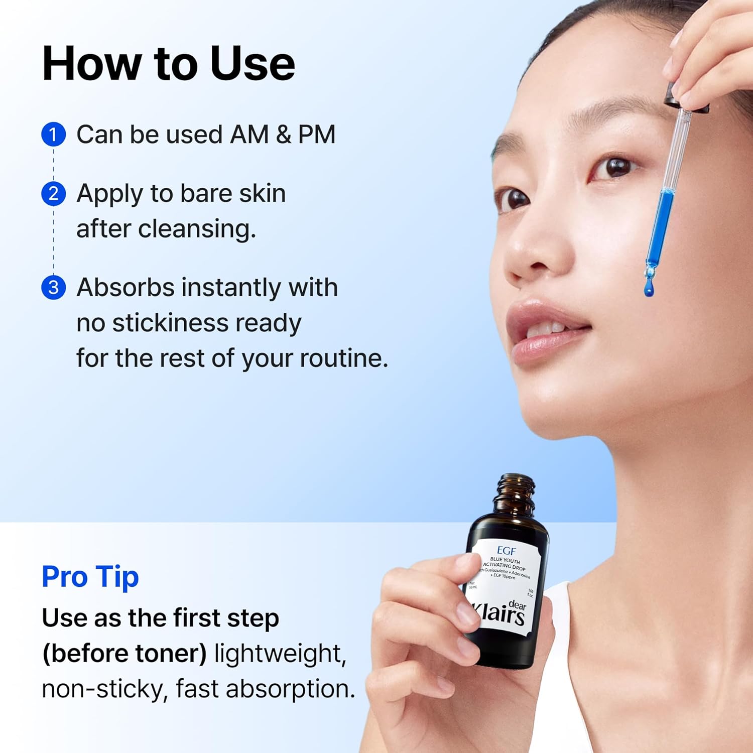 [PRE-ORDER] Dear, Klairs EGF Blue Youth Activating Drop 50ml