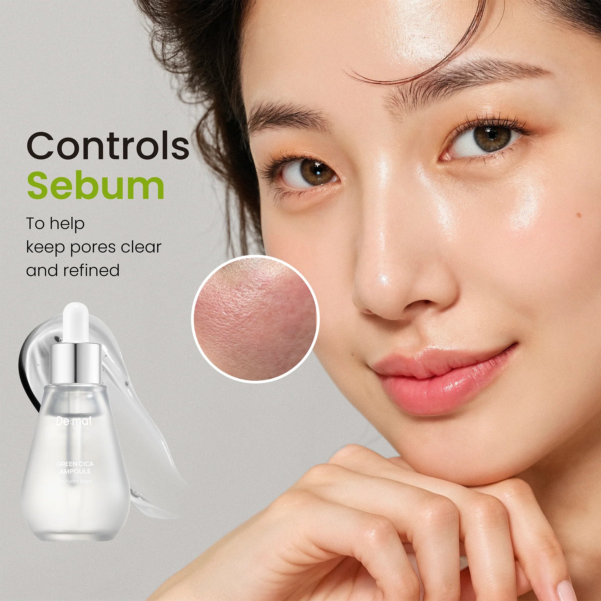 DE:MAF Green CICA Pore Ampoule 50ml