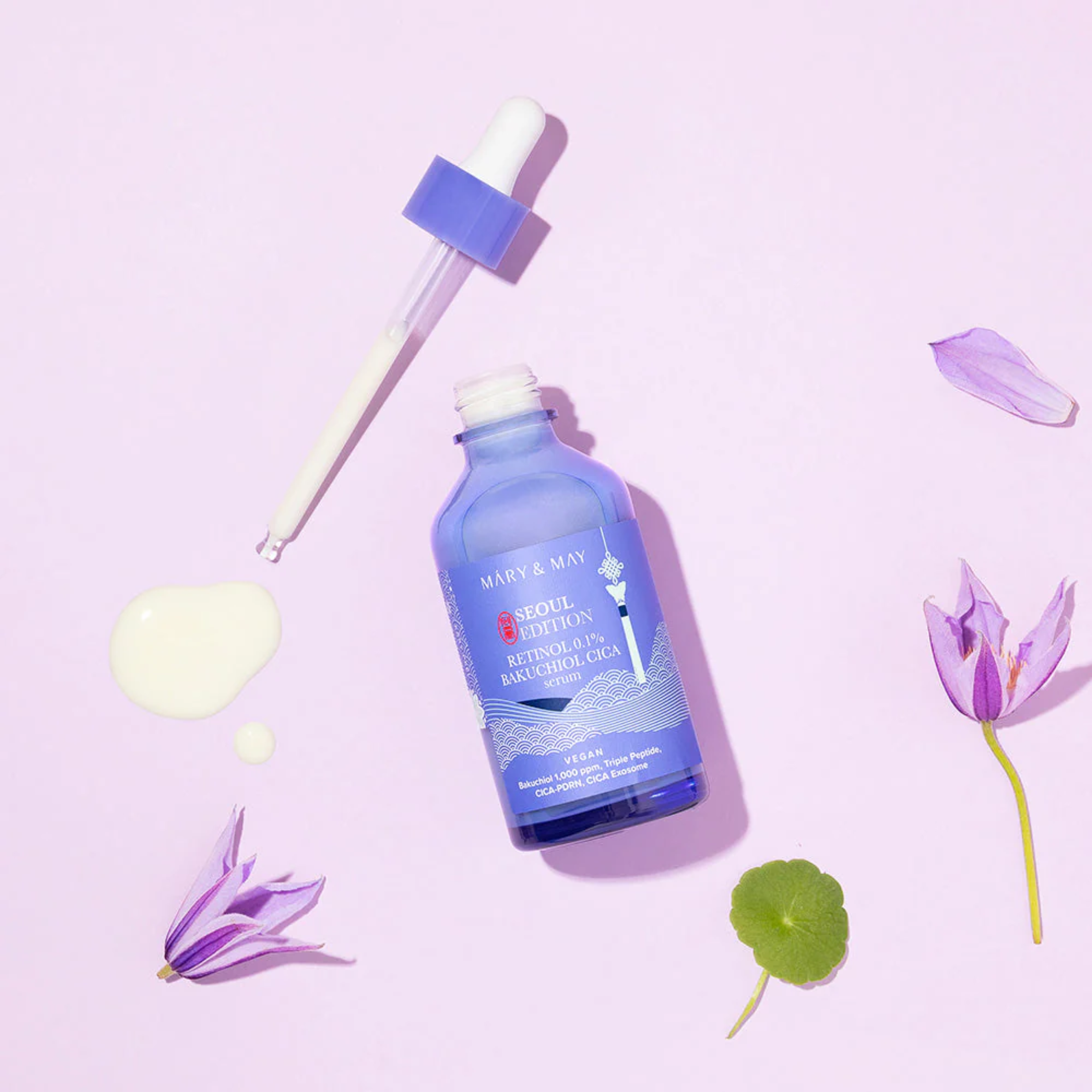 VEGAN RETINOL 0.1% BACKUCHIOL CICA SERUM 80ML