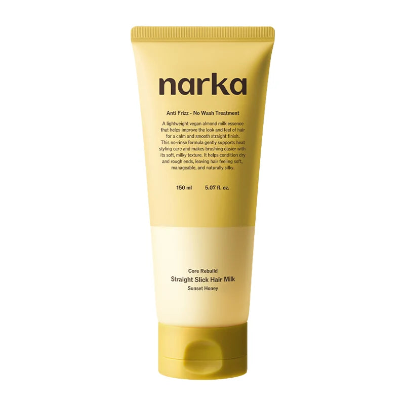 [PRE ORDER] NARKA Core Rebuild Straight Slick Hair Milk - Sunset Honey 150ml