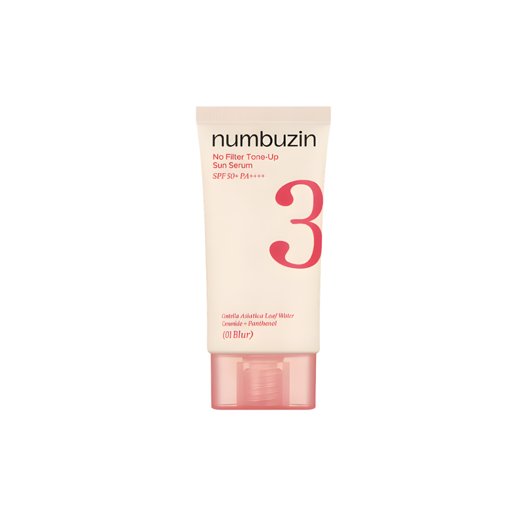 [PRE ORDER] Numbuzin No.3 No Filter Tone-Up Sun Serum 01 Blur 50ml