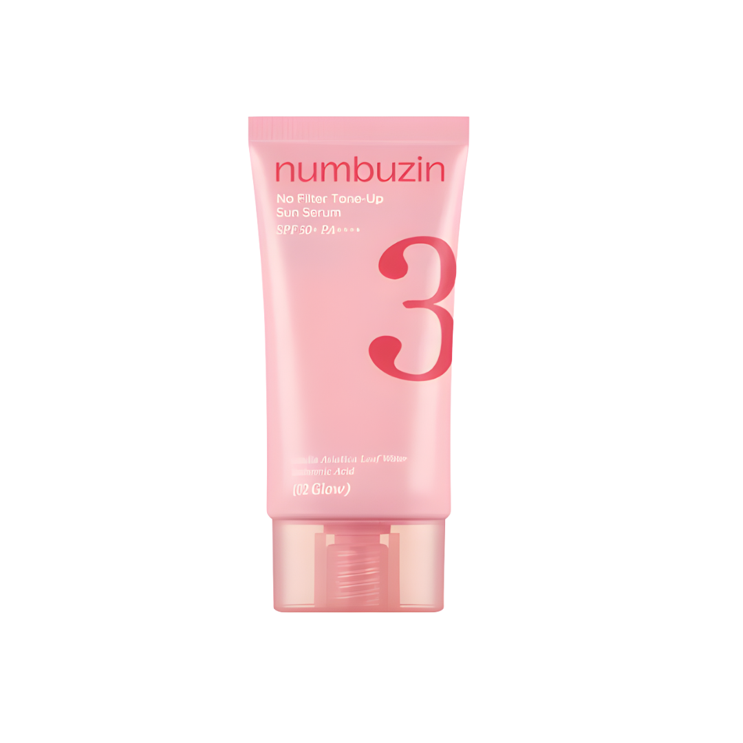 [PRE ORDER] Numbuzin No.3 No Filter Tone-Up Sun Serum 01 Blur / 02 Glow 50ml
