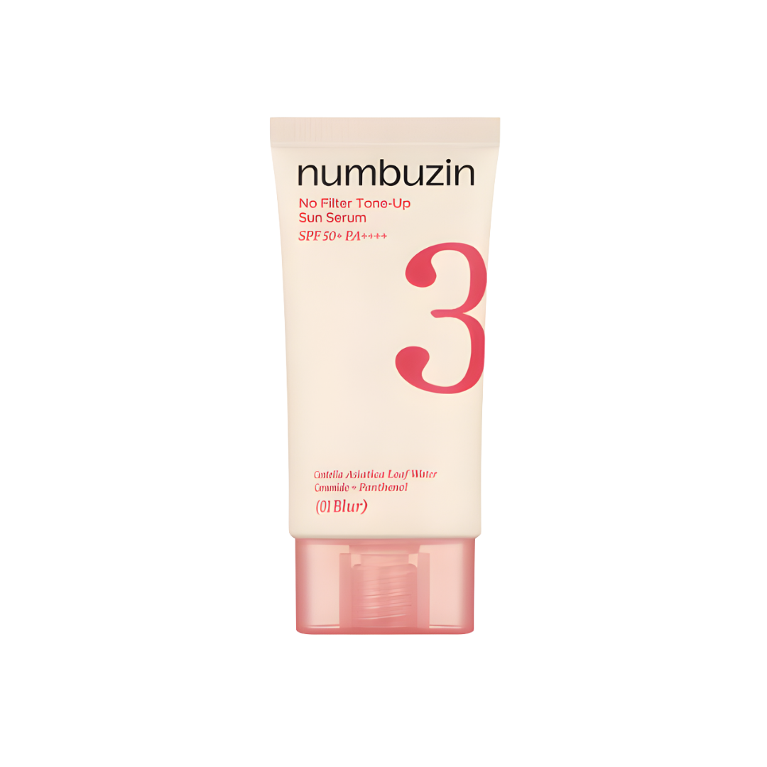 [PRE ORDER] Numbuzin No.3 No Filter Tone-Up Sun Serum 01 Blur / 02 Glow 50ml