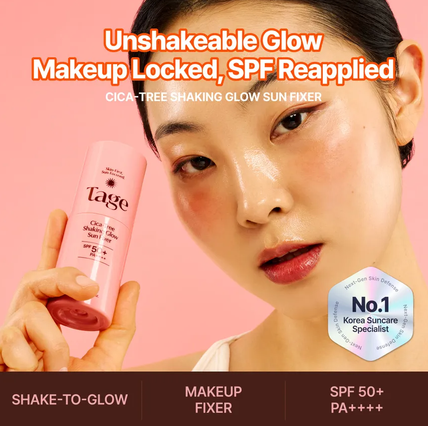 [PRE ORDER] TAGE Cica-Tree Shaking Glow Sun Fixer 50ml