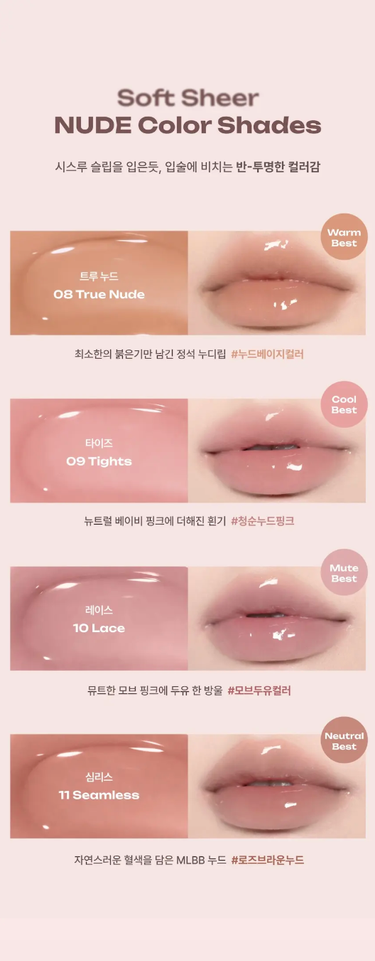 [PRE ORDER] Losy Kim Tinted PDRN Lip Ampoule Collection | New Arrival | New Shades