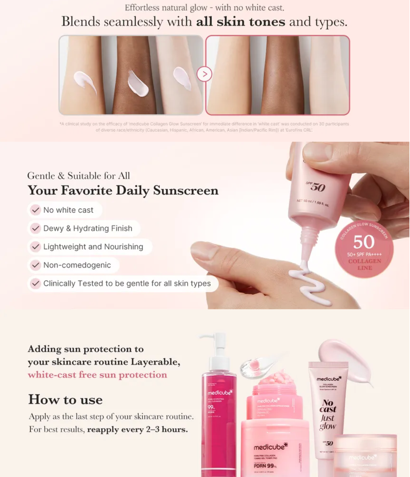 [PRE ORDER] Medicube Glow Collagen Sunscreen 50ml SPF 50
