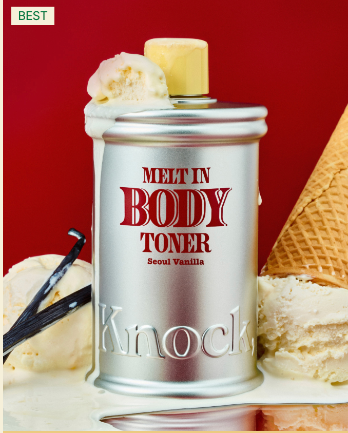 KNOCK Melt in Body Toner Seoul Vanilla - 300ml [New Launch]