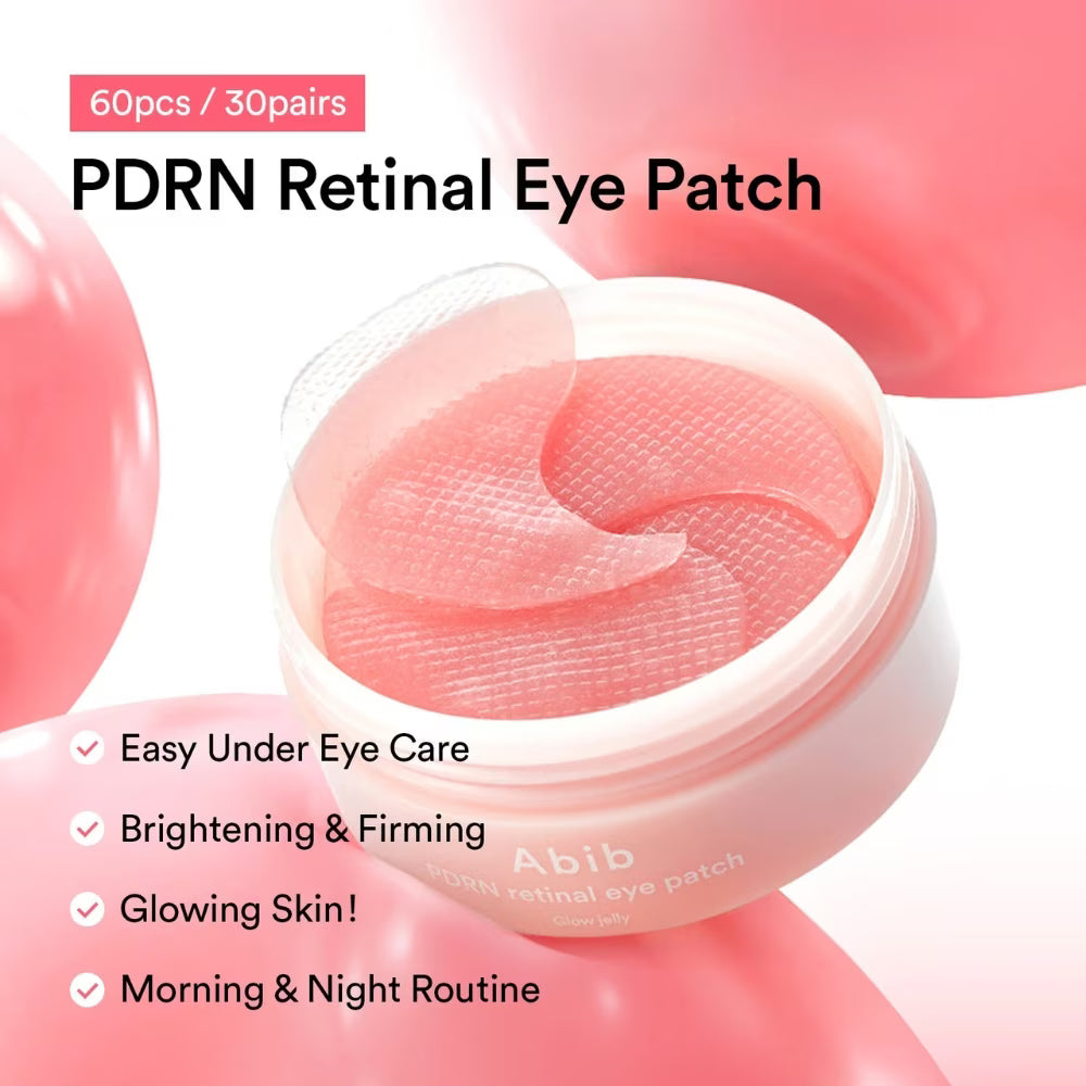 [PRE-ORDER] ABIB PDRN Retinal Eye Patch Glow Jelly 60 Patches