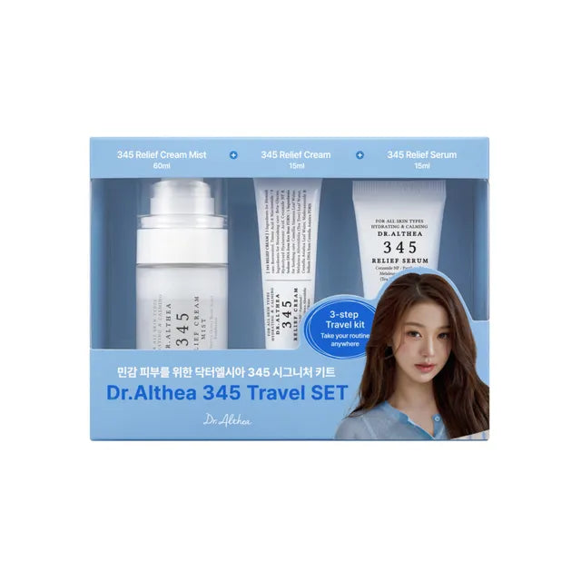 [PRE-ORDER] Dr Althea 345 Travel Set (Mist 60ml+Serum 15ml+Cream 15ml)