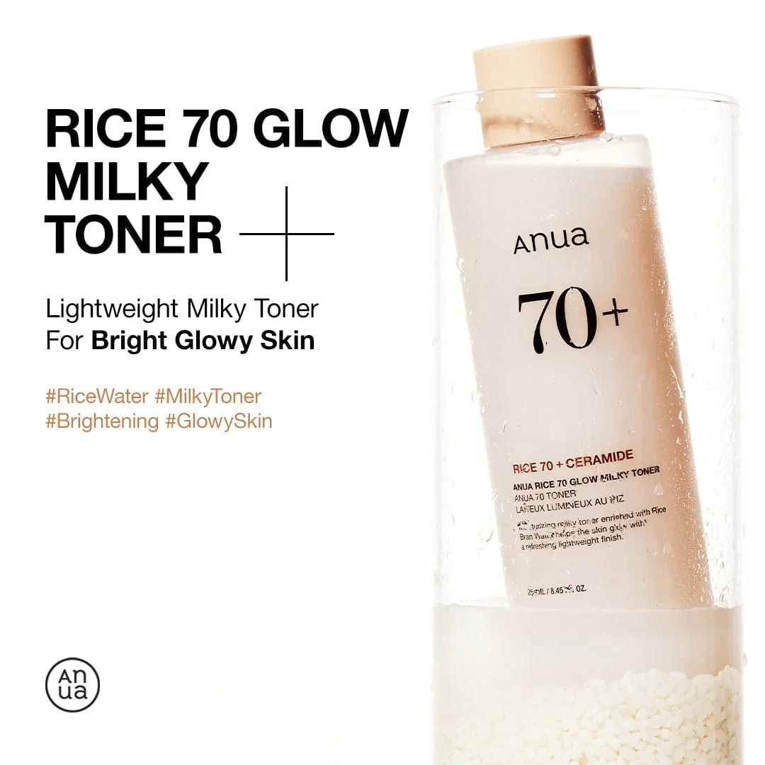 [PRE ORDER] Anua Rice 70 Glow Milky Toner 250ml