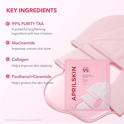 APRILSKIN TXA Niacinamide Collagen 99 Capsule Gel Mask 4ea