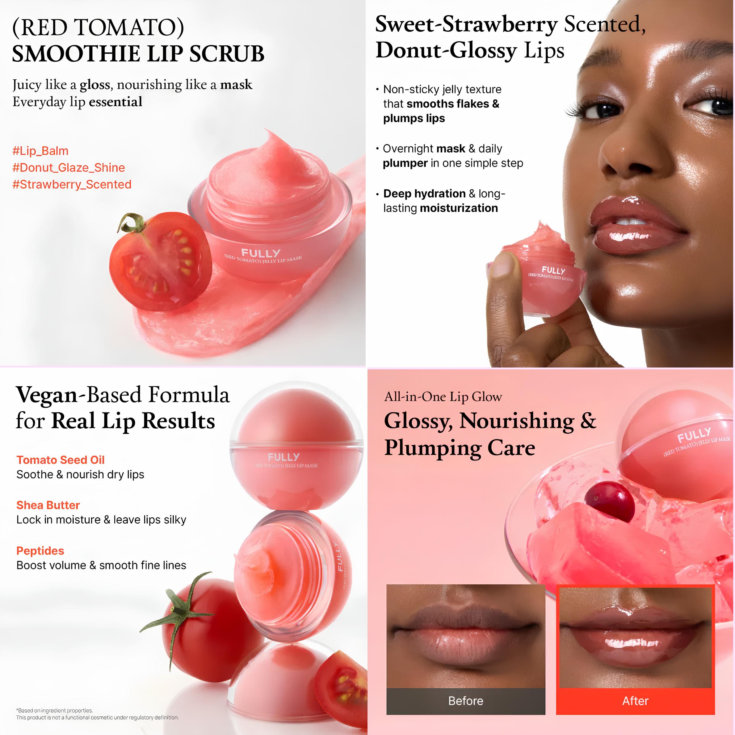 [PRE-ORDER] FULLY Red Tomato Jelly Lip Mask 12g