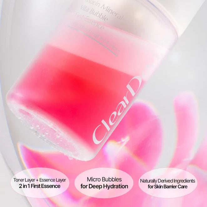 CLEARDEA Mucin Mineral Vita Bubble First Essence Duo 60ml