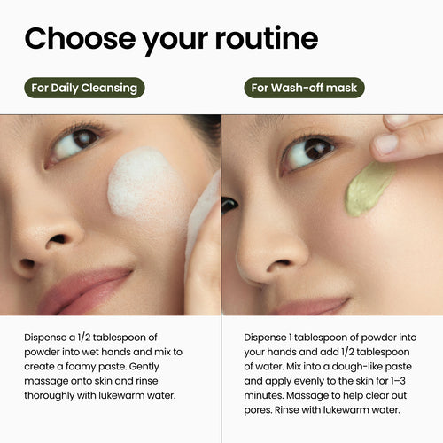 DELPHYR Fresh Matcha Pack Cleansing Powder 40g