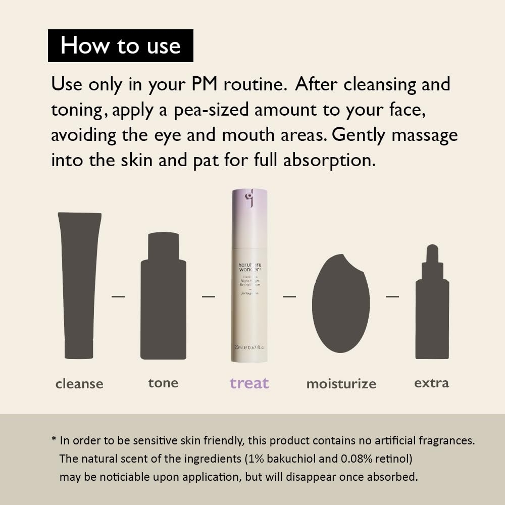 [PRE ORDER] HARUHARU WONDER Black Rice Night Knight Retinol Serum 20ml