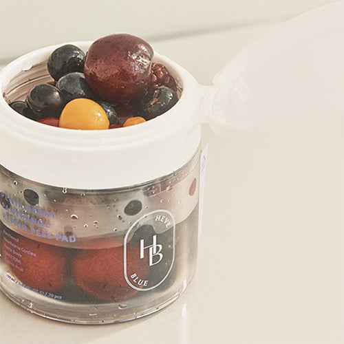 [PRE ORDER] HEVEBLUE Penta Berry Pathenol Repair Peel Pad 70ea