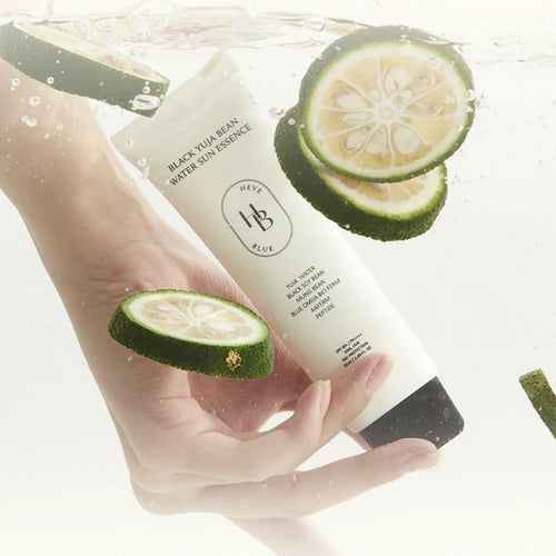 [PRE ORDER] HEVEBLUE Black Yuja Bean Water Sun Essence  50ml