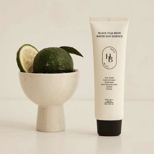 [PRE ORDER] HEVEBLUE Black Yuja Bean Water Sun Essence  50ml