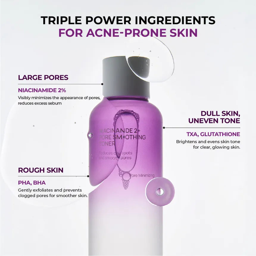 JUMISO Niacinamide 2+ Pore Smoothing Toner 205ml