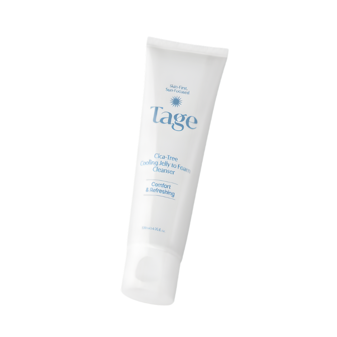 [PRE ORDER] TAGE Cica-Tree Cooling Jelly To Foam Cleanser 120ml