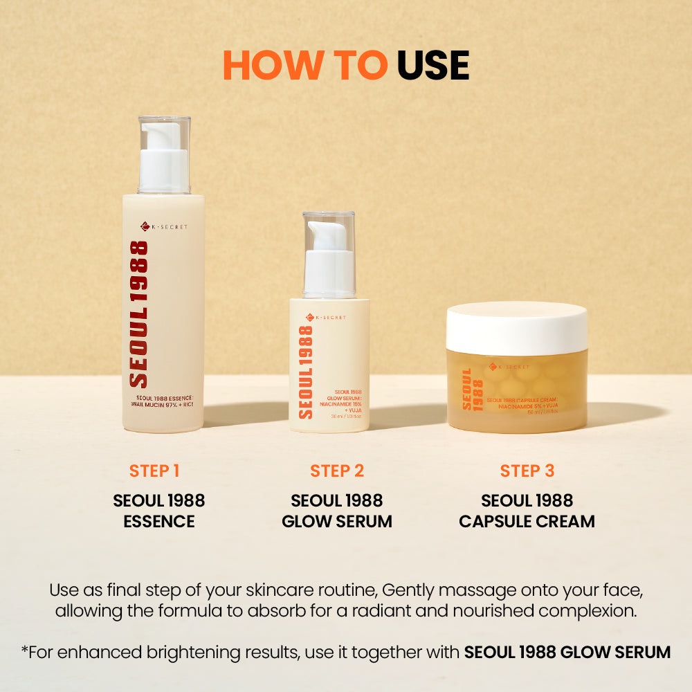 K-SECRET Capsule Cream: Niancinamide 5% + Yuja 50ml