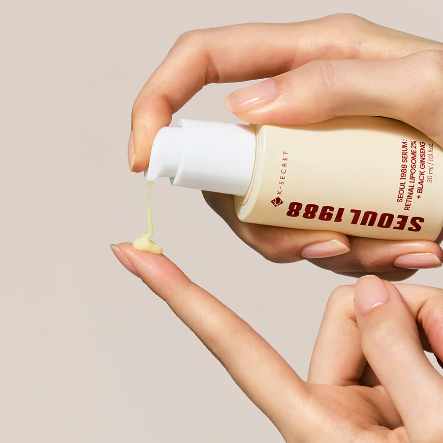 K-SECRET Serum: Retinal Liposome 2% + Black Ginseng 30ml