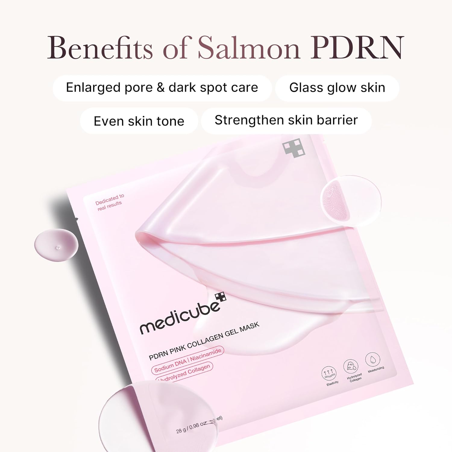 MEDICUBE PDRN Pink Collagen Gel Mask 4ea