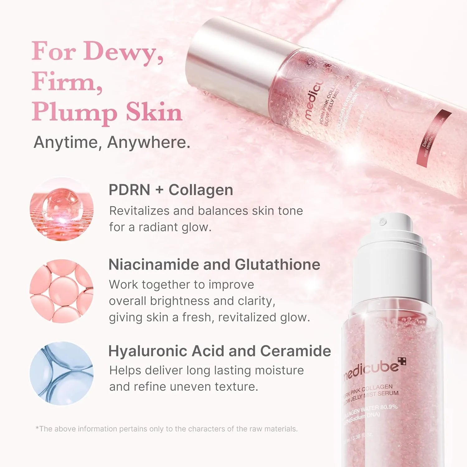 [PRE ORDER] MEDICUBE PDRN Pink Collagen Glow Jelly Mist Serum 100ml
