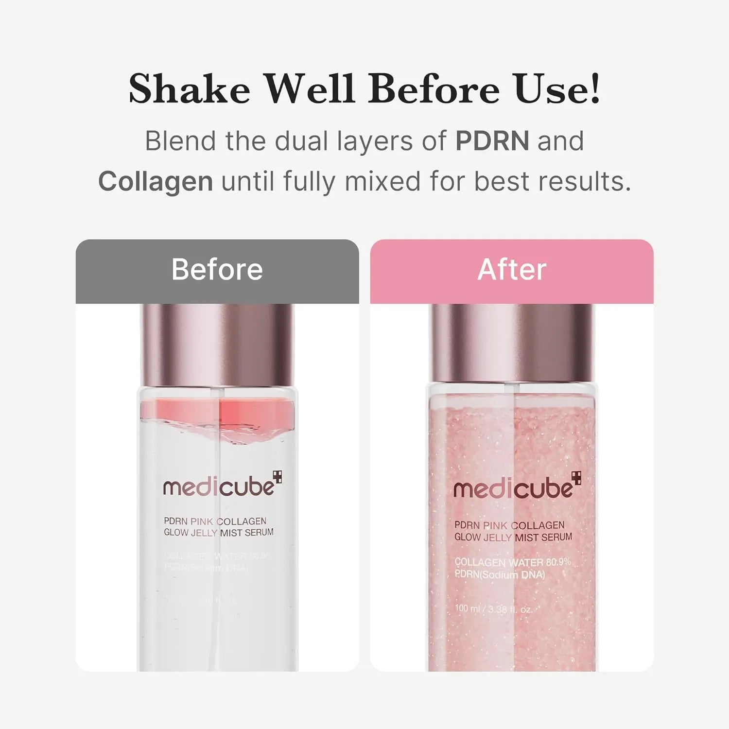 [PRE ORDER] MEDICUBE PDRN Pink Collagen Glow Jelly Mist Serum 100ml