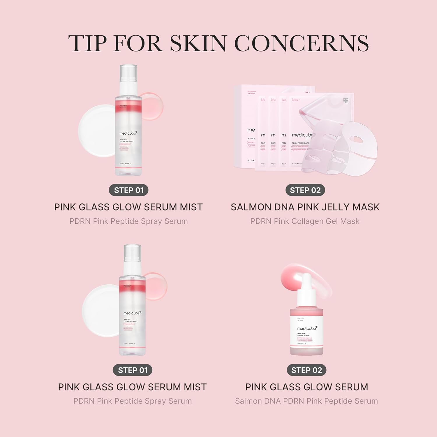 [PRE ORDER] MEDICUBE PDRN Pink Peptide Serum Mist 100ml