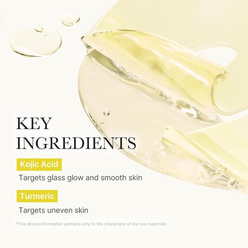 [PRE ORDER] MEDICUBE Kojic Acid Tumeric Brightening Gel Mask 4ea