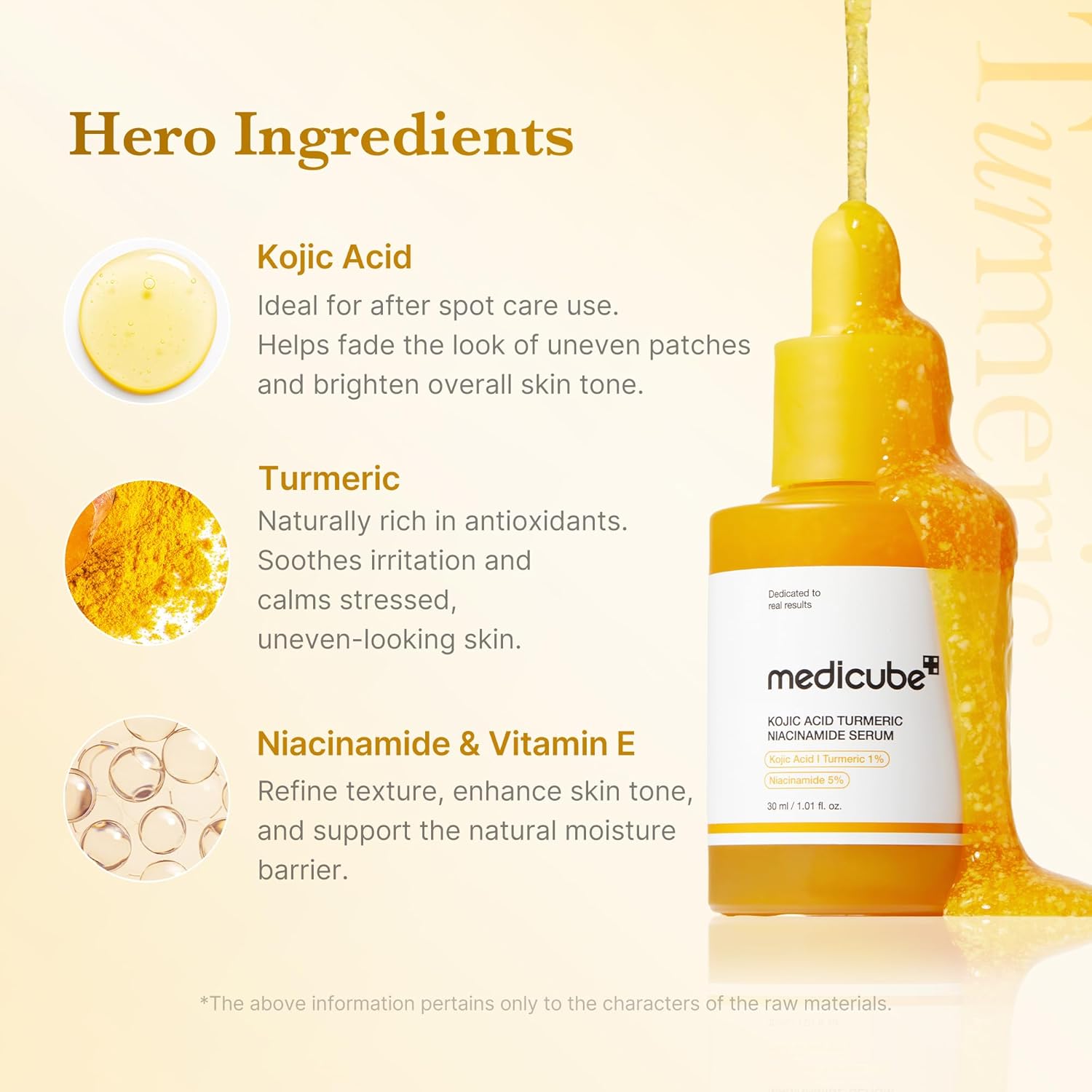 [PRE ORDER] MEDICUBE Kojic Acid Tumeric Niacinamide Serum 30ml