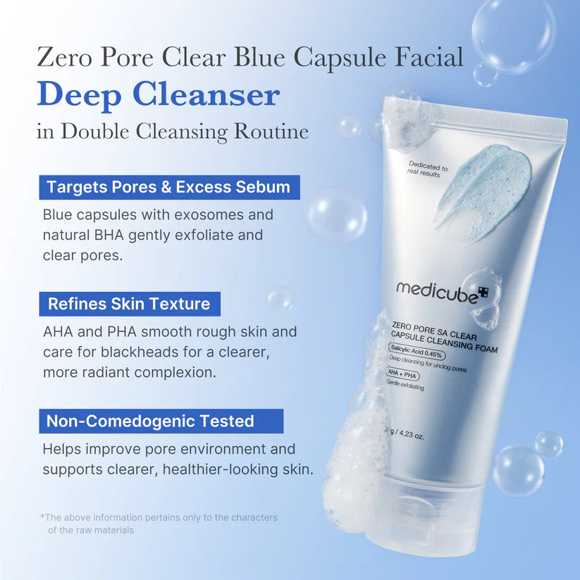 MEDICUBE Zero Pore Capsule Cleansing Foam 120ml