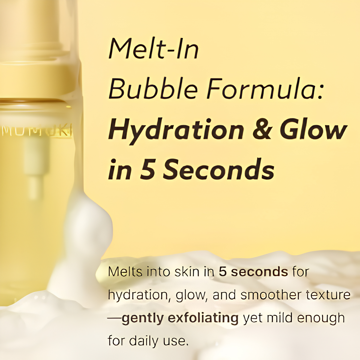 [PRE ORDER] MUMUKI HONEY BANANA BDRN BUBBLE MASK 150ml