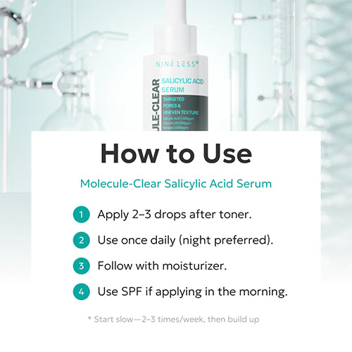 NINE LESS Salicylic Acid Serum 0.15% 30ml