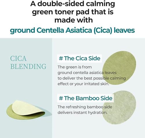 NUMBUZIN No.1 Centella Re-Leaf Green Toner Pad 70pc